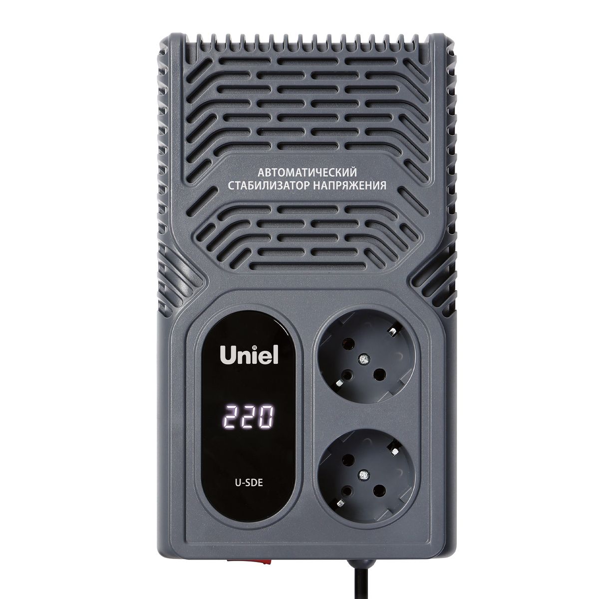 фото стабилизатор напряжения uniel constant 1000ва u-sde 1000w ul-00012767 | 220svet.ru