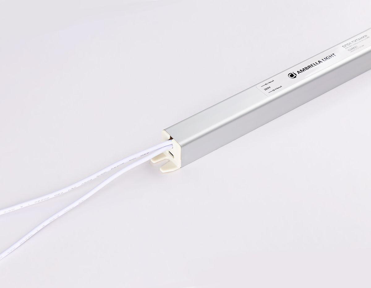 фото блок питания ультратонкий для светодиодной ленты ambrella light illumination led driver 24v 100w ip20 4,2a gs8627 | 220svet.ru