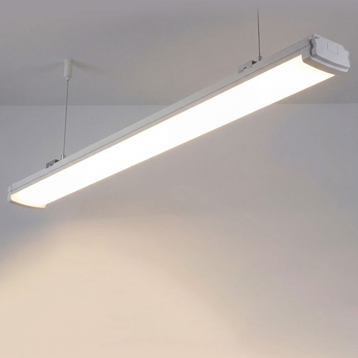фото подвесной линейный светодиодный светильник uniel ulo-k21a 40w/4000k/l125/k ip65 white ul-00013700 | 220svet.ru