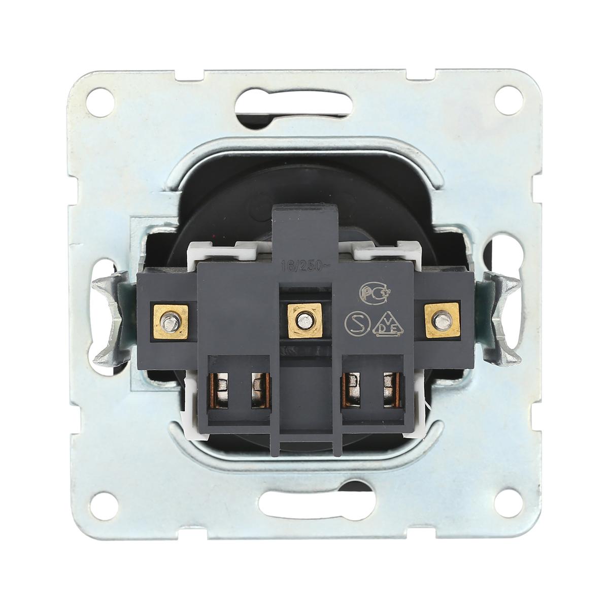 фото розетка lk studio без з/к, со шторками (черный бархат) lk60 863308-1 | 220svet.ru