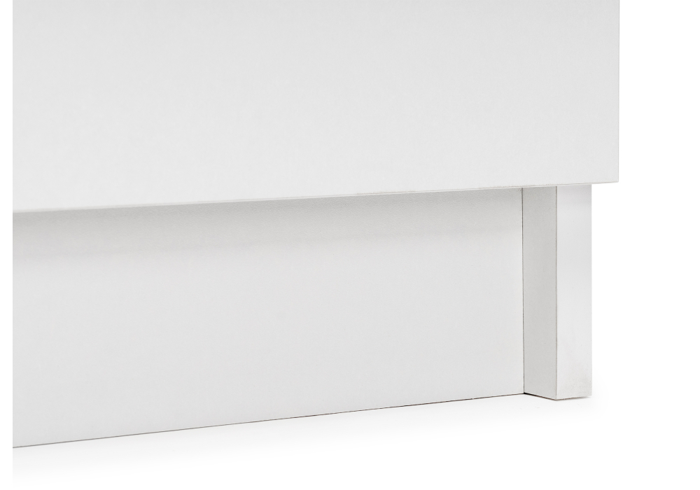 фото стеллаж woodville мадера белый эггер 520931 | 220svet.ru