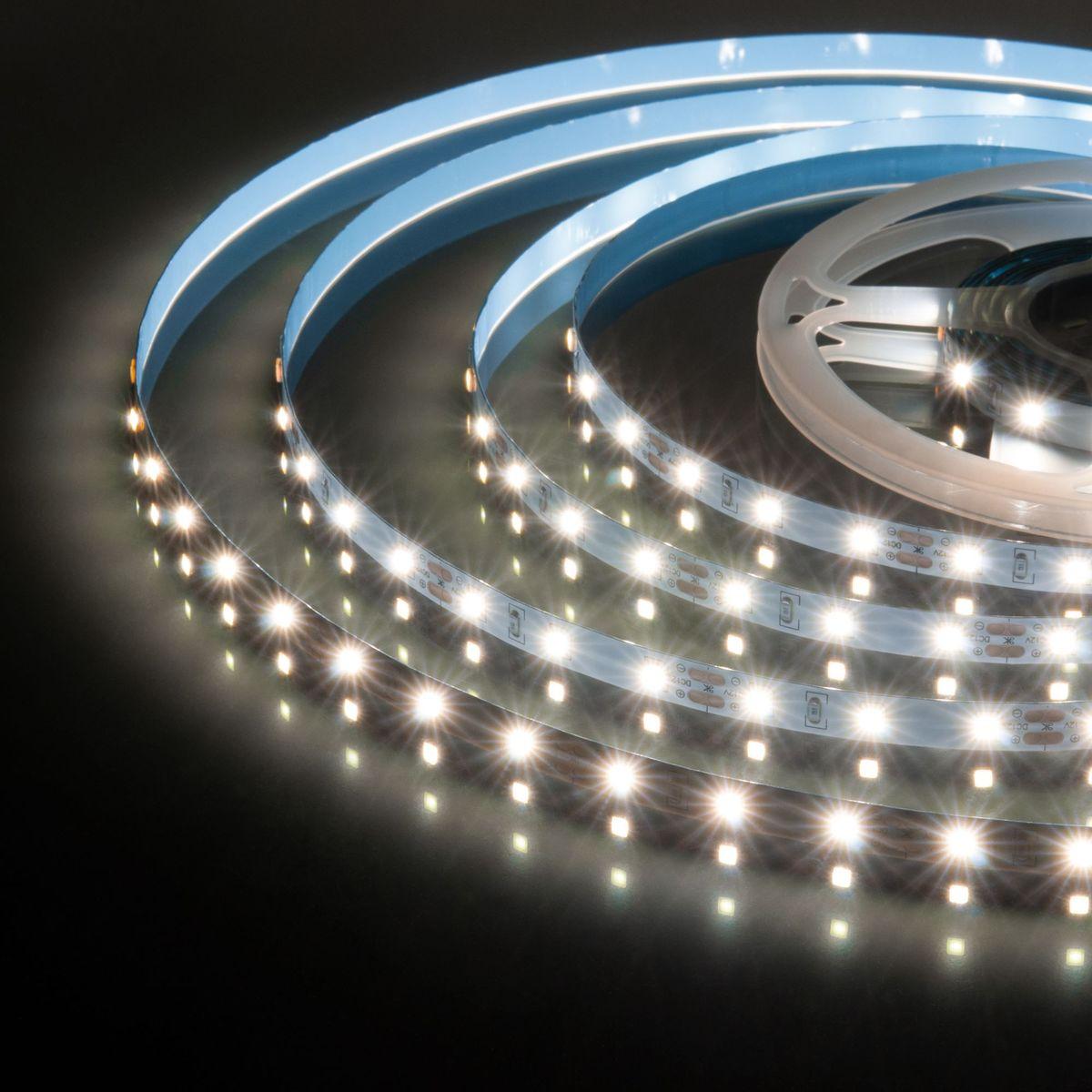фото светодиодная лента elektrostandard 4,8w/m 60led/m 2835smd дневной белый 5m a050576 | 220svet.ru