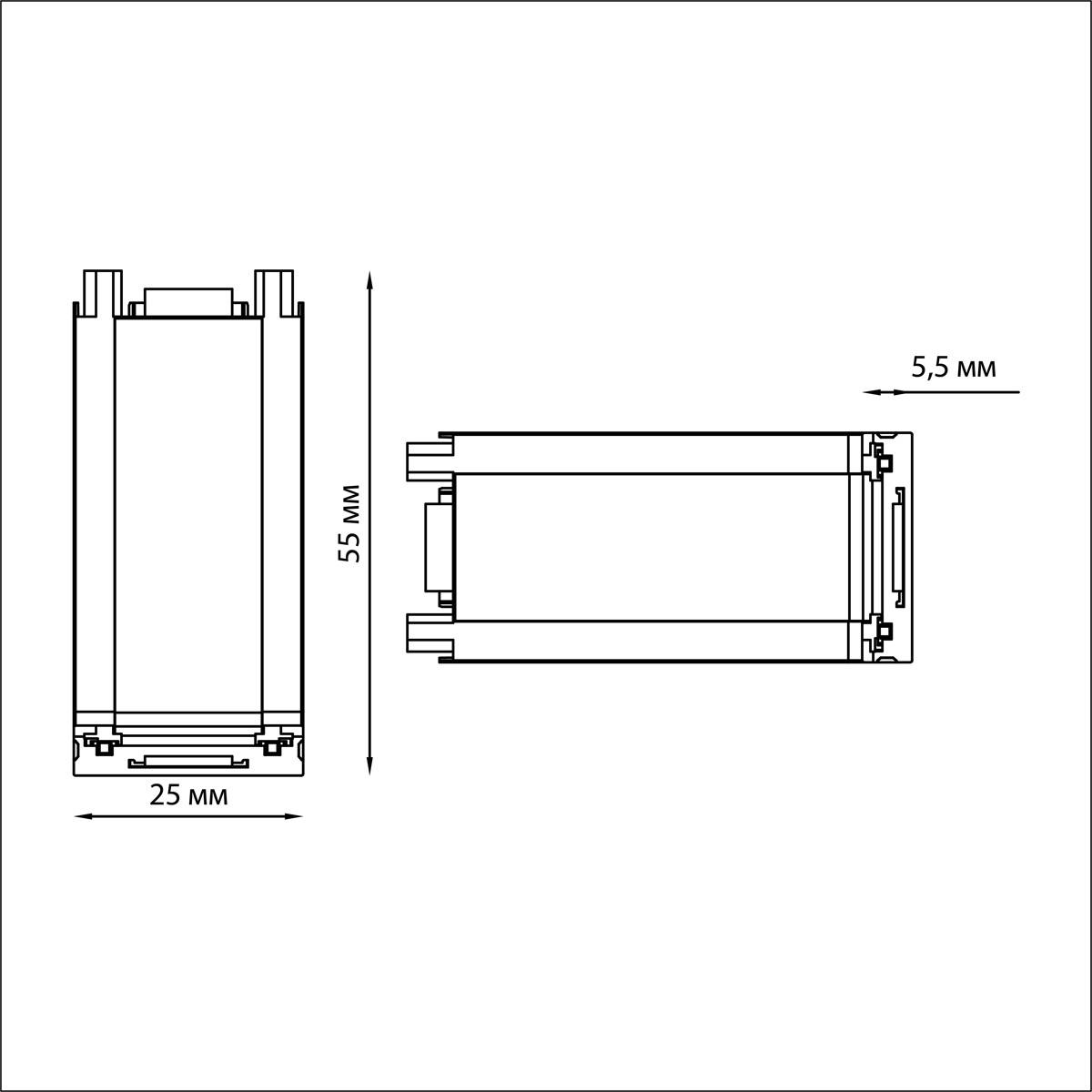 фото соединитель г-образный с токопроводом novotech shino smal 135214 | 220svet.ru