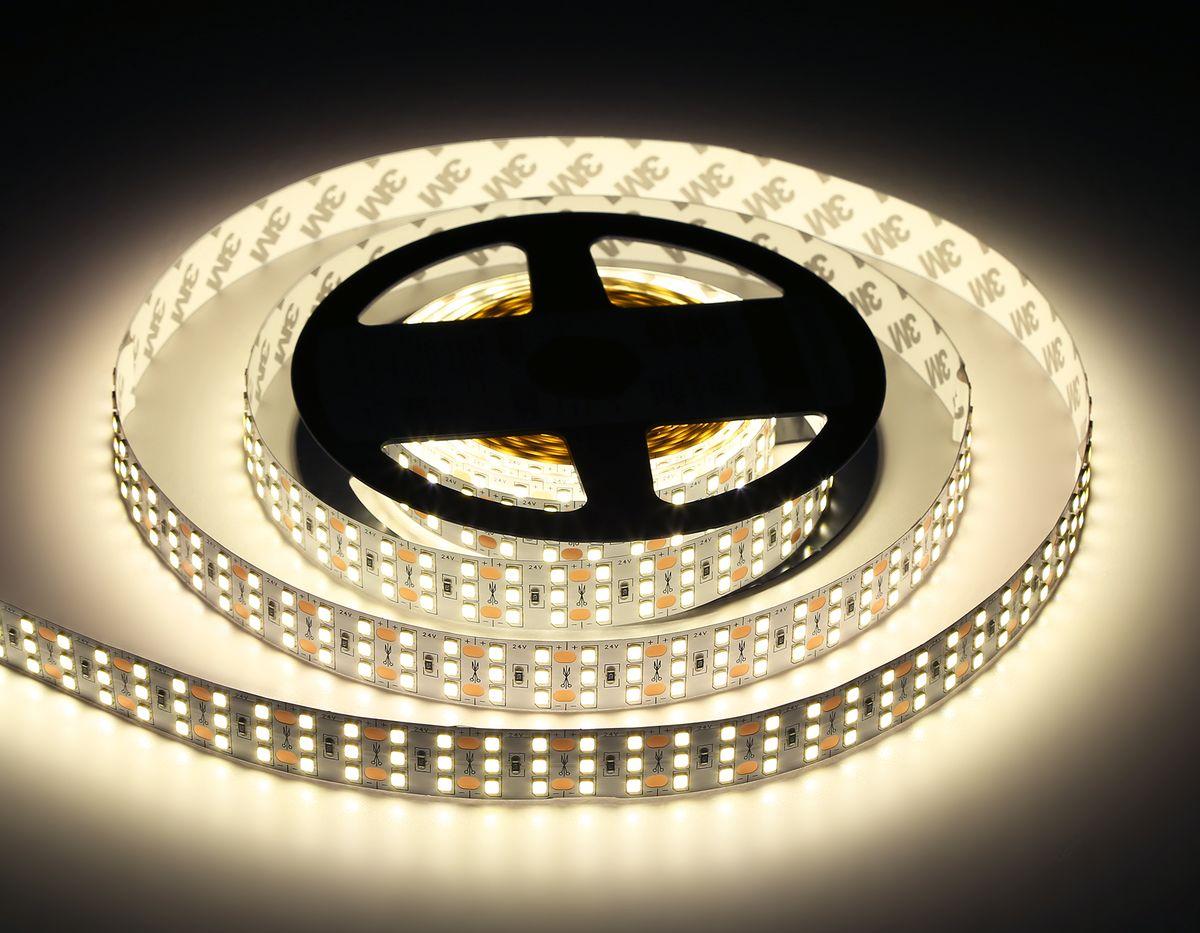 фото светодиодная лента дневной белый ambrella light 26w/m 324led/m 2835smd 4500к 5m gs3902 | 220svet.ru