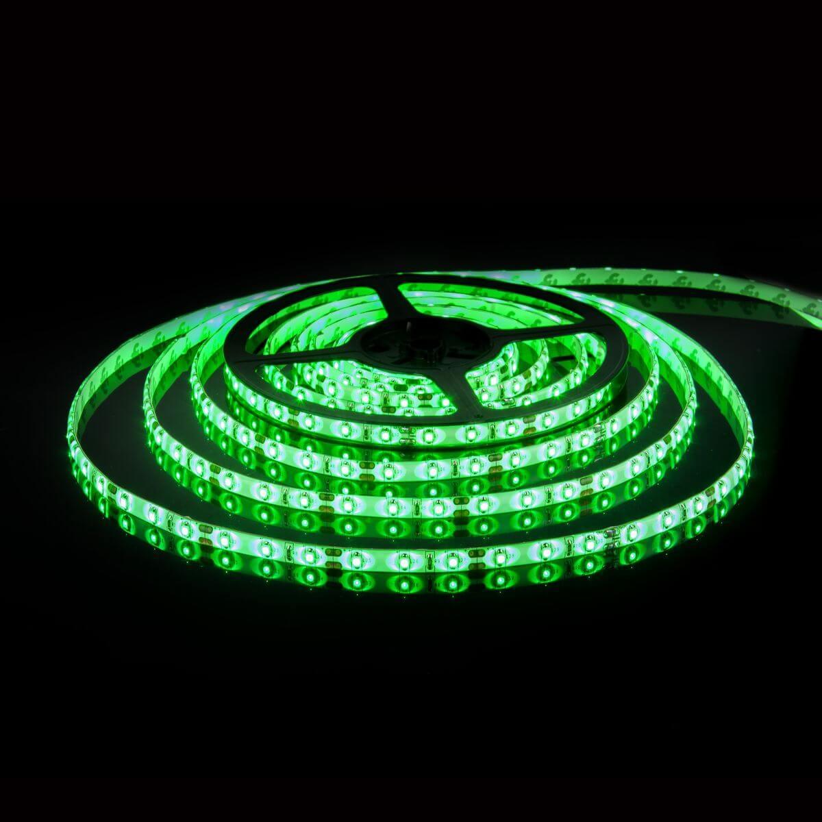 фото светодиодная лента elektrostandard 14,4w/m 60led/m 5050smd зеленый 5m a052971 | 220svet.ru