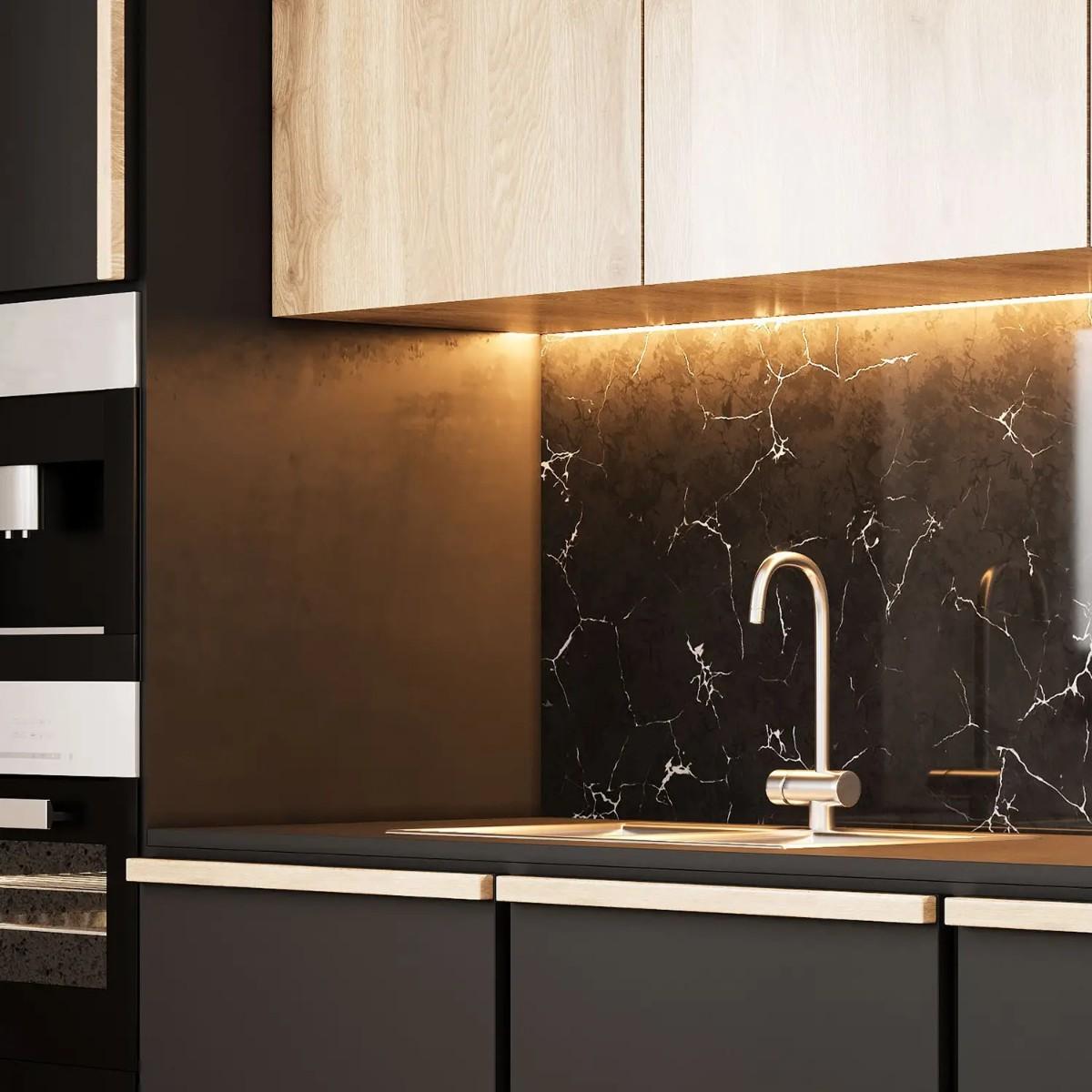 фото лента gauss 9,6w/m 120led/m 2835smd теплый белый 5m bt064 | 220svet.ru