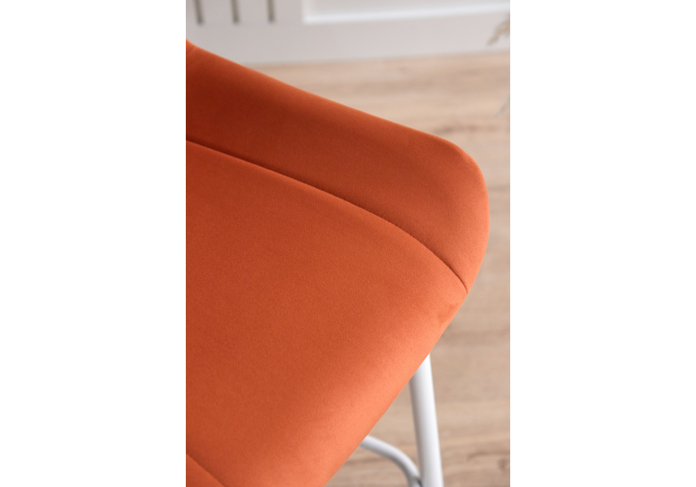 фото барный стул woodville седа терракотовый (zd 432) / белый 632618 | 220svet.ru