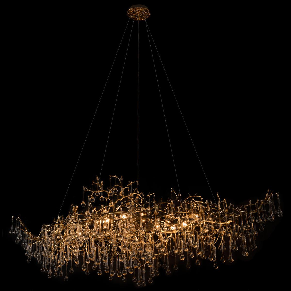 фото подвесная люстра loft it coral 10351/1500l ab | 220svet.ru