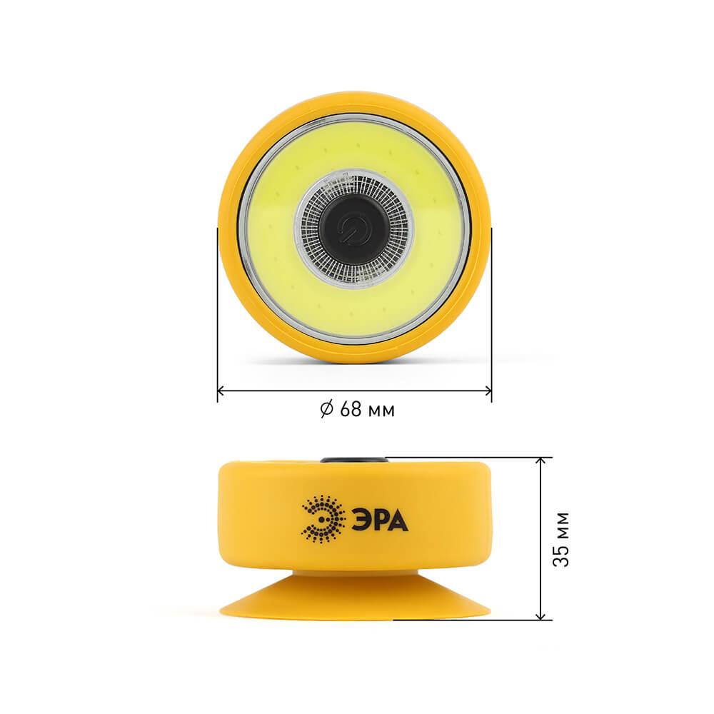 фото рабочий светодиодный фонарь эра от батареек 100 лм rb-703 б0027822 | 220svet.ru