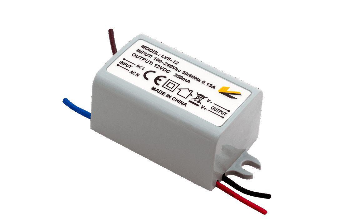 фото блок питания swg 12v 5w ip67 0,42a lv-5-12 000255 | 220svet.ru