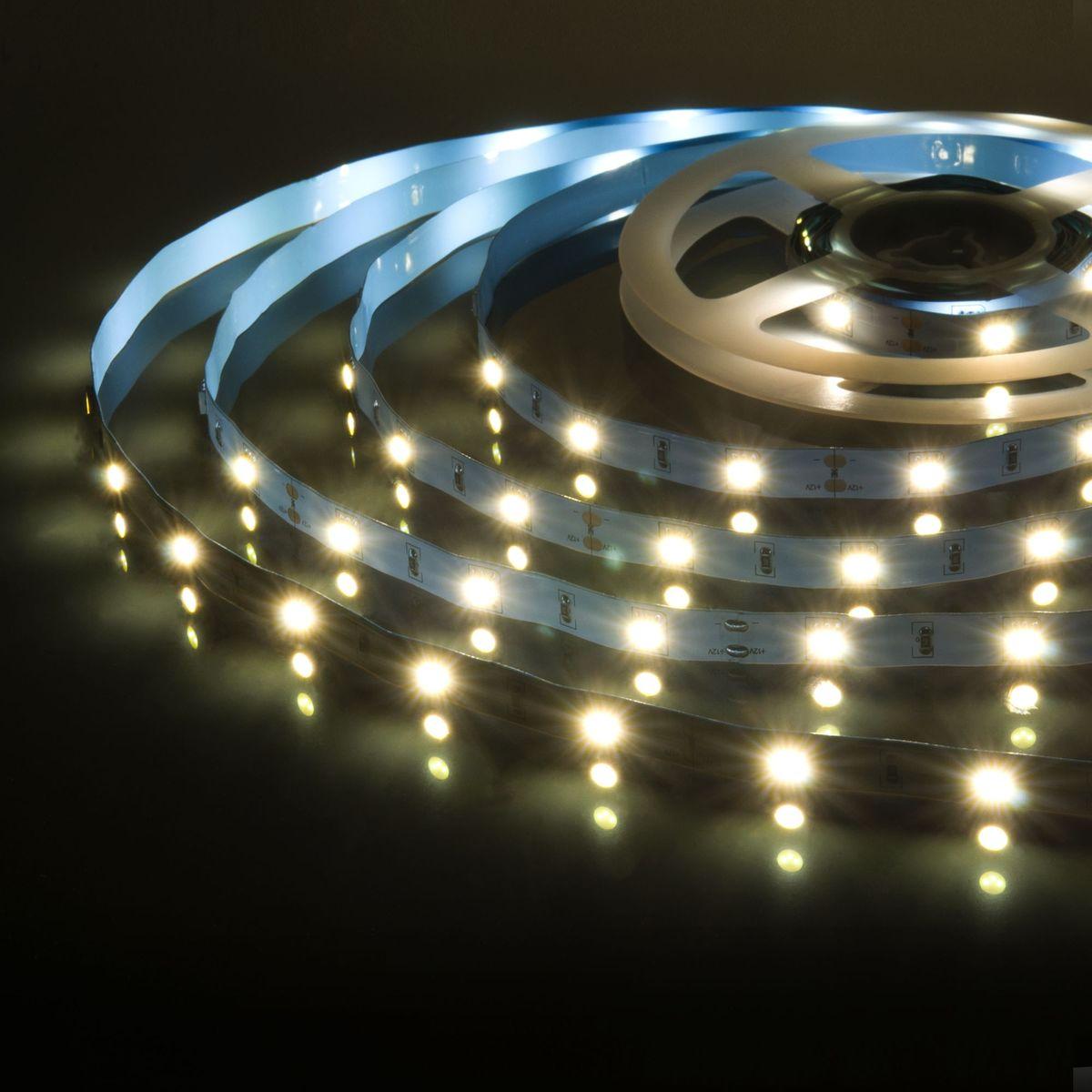 фото светодиодная лента elektrostandard 7,2w/m 30led/m 5050smd дневной белый 5m a050583 | 220svet.ru