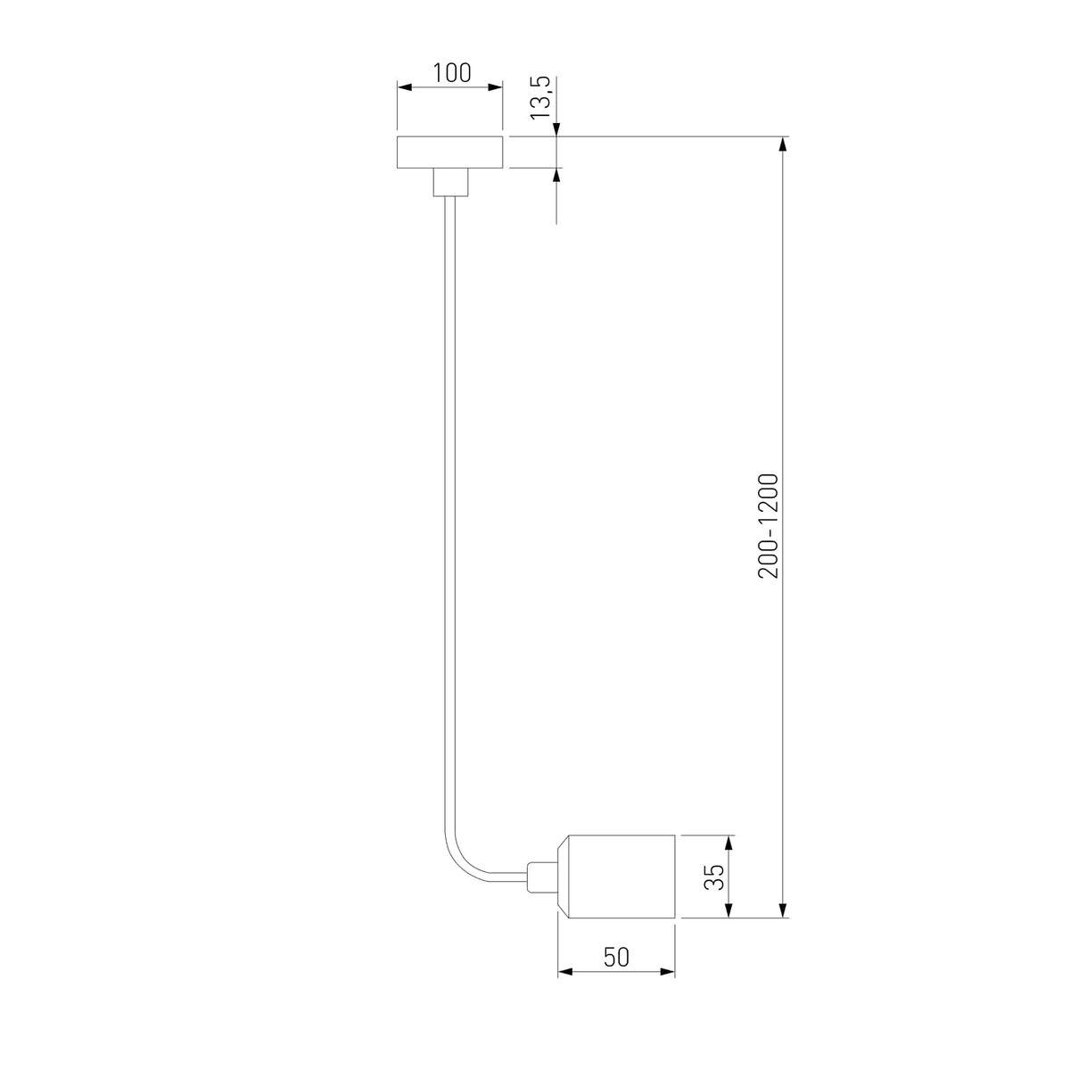 фото подвесной комплект с вводом питания elektrostandard 85139/00 a065431 | 220svet.ru