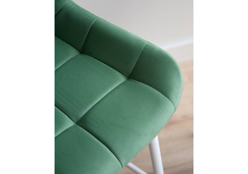 фото барный стул вращающийся woodville челси 360 фисташковый (zd 651) / белый 632572 | 220svet.ru