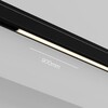 Миниатюра фото трековый магнитный светодиодный светильник maytoni basis levity tr190-1-15w3k-b | 220svet.ru