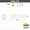 Миниатюра фото светильник для подсветки лестниц встраиваемый fumagalli nina 270 8c1.000.000.lyp1l | 220svet.ru