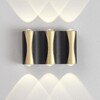 Миниатюра фото настенный светодиодный светильник crystal lux clt 022w3 bl-go 4000k | 220svet.ru