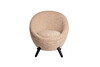 Миниатюра фото кресло иск.каракуль розовый garda decor 48my-2746 lpi | 220svet.ru