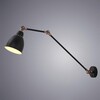 Миниатюра фото спот arte lamp a2055ap-1bk | 220svet.ru