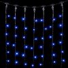 Миниатюра фото гирлянда занавес 1 x 6 м синий 220в, 600 led, провод черный пвх, ip54 ltc pcl601-11-2b | 220svet.ru