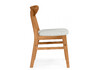 Миниатюра фото стул деревянный woodville okava бежевый / орех 15973 | 220svet.ru