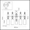 Миниатюра фото подвесная люстра odeon light bizet 4855/5c | 220svet.ru