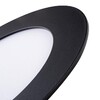Миниатюра фото потолочный светодиодный светильник kanlux rounda v2led6w-ww-b 33562 | 220svet.ru