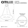 Миниатюра фото подвесная люстра светодиодная citilux cloudy cl323162 | 220svet.ru