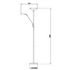 Миниатюра фото торшер lucide zenith 19791/24/30 | 220svet.ru