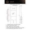 Миниатюра фото подвесной светодиодный светильник aployt ozeynn apl.332.06.22 | 220svet.ru