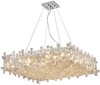 Миниатюра фото подвесная люстра хрустальная 2171/09/16p stilfort, серия tetrix | 220svet.ru