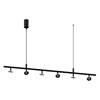 Миниатюра фото корпус подвесного светильника поворотный ambrella light diy spot sbk черный песок c9006 | 220svet.ru