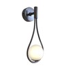 Миниатюра фото бра inodesign hoop drop black 41.4252 | 220svet.ru