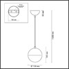 Миниатюра фото подвесной светильник odeon light pinga 4958/1 | 220svet.ru