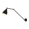 Миниатюра фото спот arte lamp a2055ap-1bk | 220svet.ru