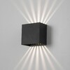 Миниатюра фото уличный настенный светодиодный светильник elektrostandard sole 35149/d черный a058892 | 220svet.ru