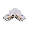 Миниатюра фото коннектор l-образный reluce rl 06038 corner connector wt | 220svet.ru