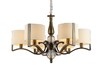 Миниатюра фото подвесная люстра newport 31305+1/c black brass | 220svet.ru