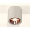 Миниатюра фото комплект накладного светильника ambrella light techno spot xs7724005 sgr/ppg серый песок/золото розовое полированное (c7724, n7035) | 220svet.ru