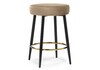 Миниатюра фото барный стул plato dark beige | 220svet.ru
