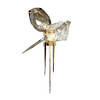 Миниатюра фото настенный светильник delight collection 8898w gold/smoky | 220svet.ru