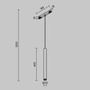Миниатюра фото трековый магнитный светодиодный светильник maytoni focus led exility tr226-4-5wtw-m-dsz-w | 220svet.ru