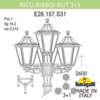 Миниатюра фото садово-парковый фонарь fumagalli artu bisso/rut 2+1 e26.158.s21.axe27 | 220svet.ru