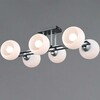 Миниатюра фото потолочная люстра illumico il0791-6csq-25 bk cr trento | 220svet.ru