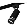 Миниатюра фото комплект трекового светильника ambrella light track system xt6323121 sbk/fr черный песок/белый матовый (a2521, c6323, n6236) | 220svet.ru