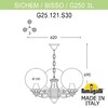 Миниатюра фото подвесной уличный светильник fumagalli sichem/g250 3l. g25.120.s30.wxe27 | 220svet.ru