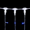 Миниатюра фото гирлянда занавес 2 x 2 м синий 220в, 400 led, провод прозрачный пвх, ip54 ltc pcl402-10-2b | 220svet.ru