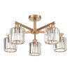 Миниатюра фото потолочная люстра escada adorn 692/5p сopper | 220svet.ru