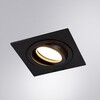 Миниатюра фото встраиваемый светильник arte lamp tarf a2168pl-1bk | 220svet.ru