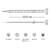 Миниатюра фото лента gauss 10w/m 60led/m 5050smd нейтральный белый 5m bt043 | 220svet.ru