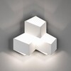 Миниатюра фото настенный светодиодный светильник designled gw palmira gw-1101-3-9-wh-ww 003280 | 220svet.ru
